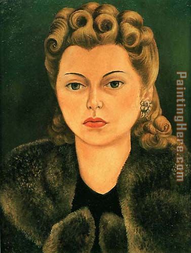 Portrait of the Senora Natasha Gelman painting - Frida Kahlo Portrait of the Senora Natasha Gelman art painting
